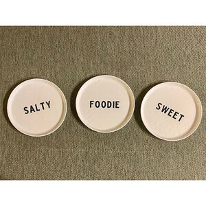 Santa Barbara Design Studio Porcelain Appetizer Plates, NWOT